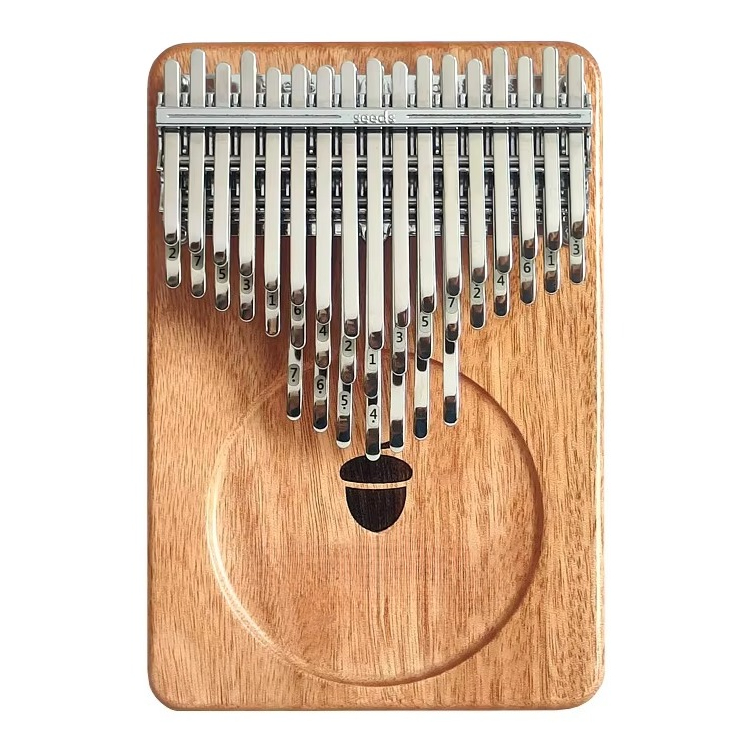 A Musical Instrument With Keys - 41 Keys Okoume Wood Kalimba Accurate