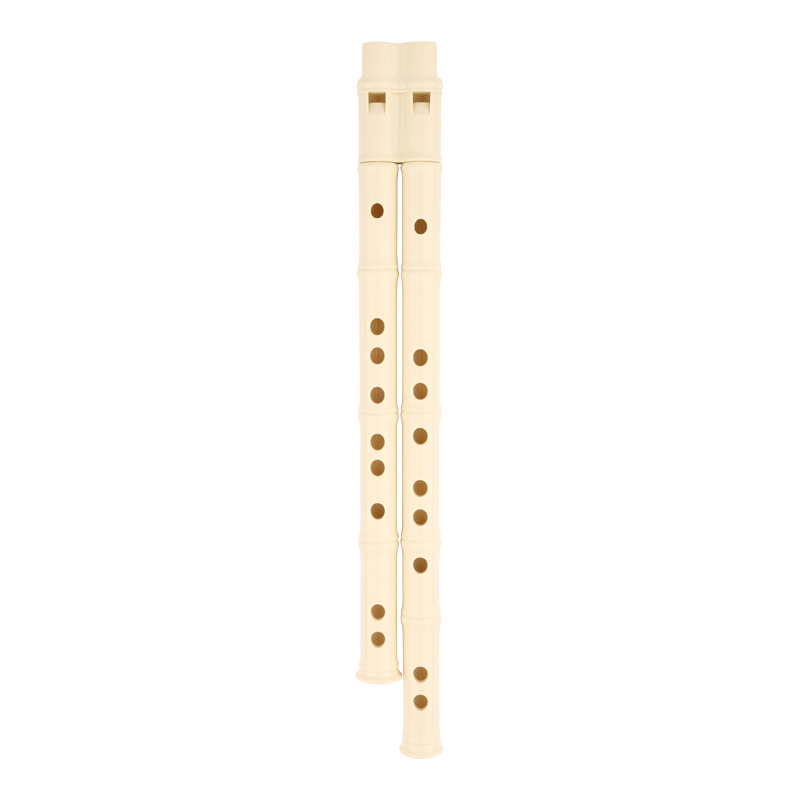 Bagpipe Practice Chanter - Double Pipe Flute ABS Material Vertical