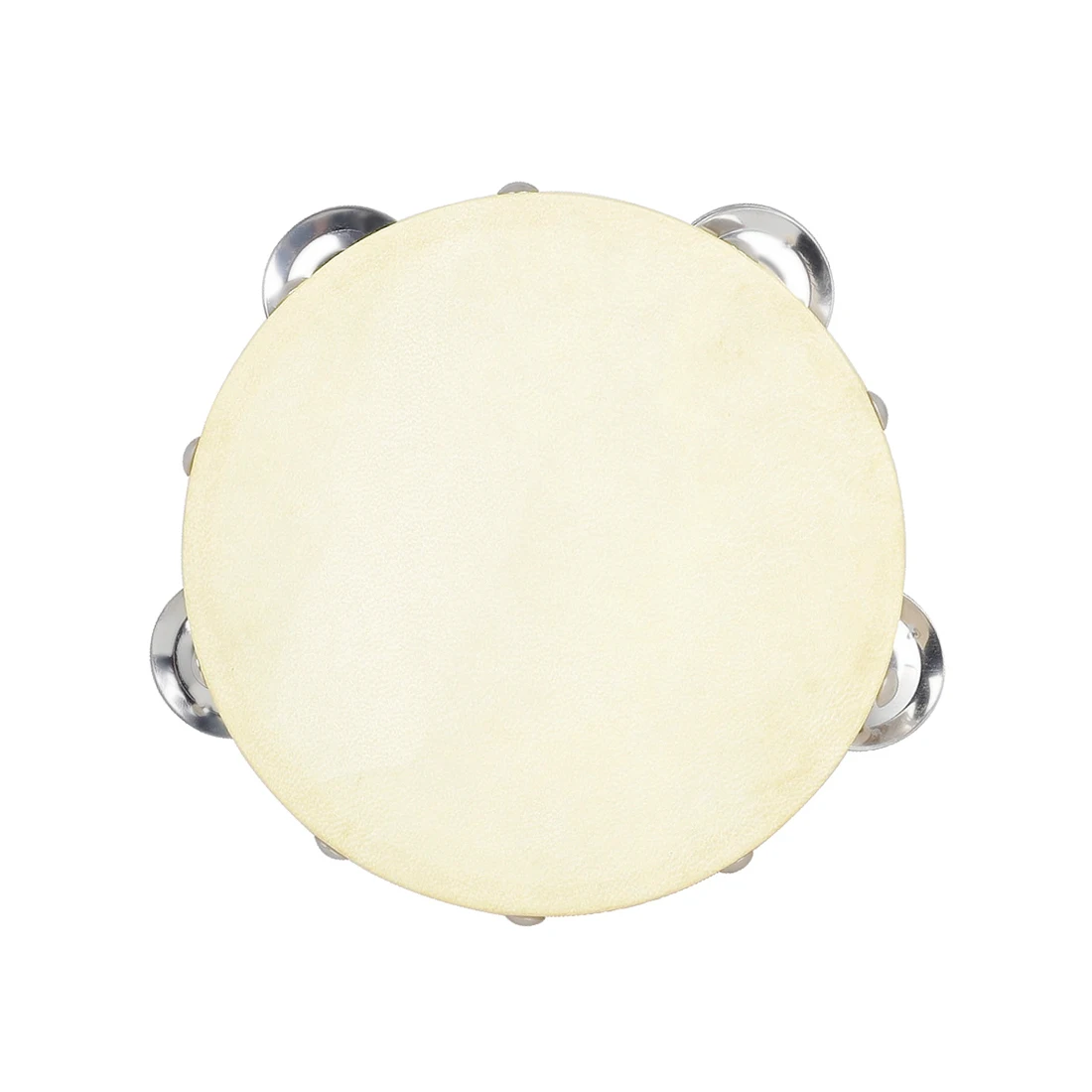 Musical Instrument Tambourine - Orff Tambourine 6 Inch Sheepskin Handshake