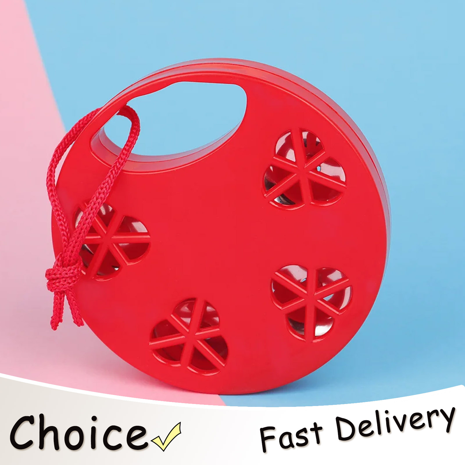 Musical Instrument Tambourine - IRIN Orff Hand Drums Freestyle Handheld
