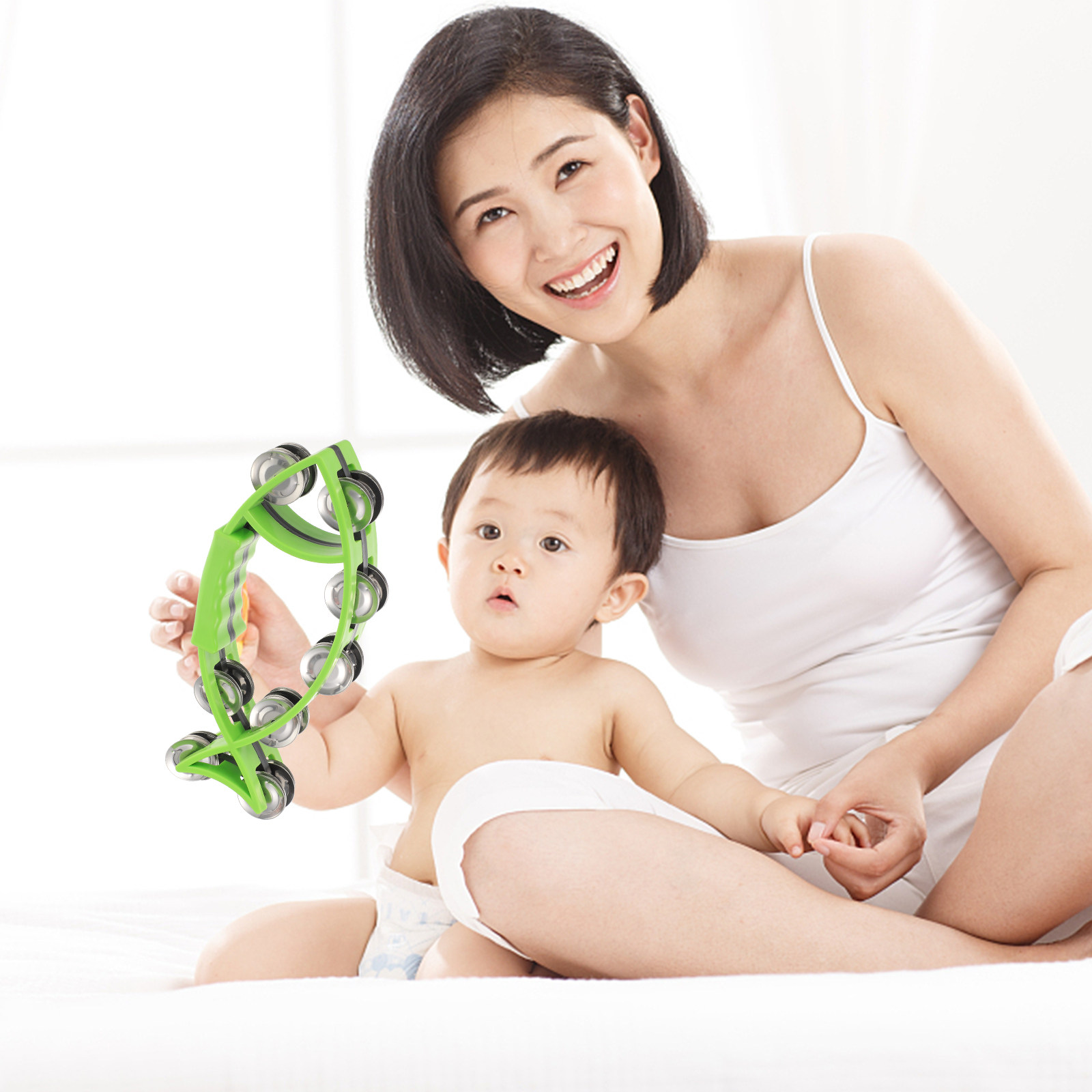 Handheld Percussion Tambourine - Musical Instrument Tambourine 评论和价格