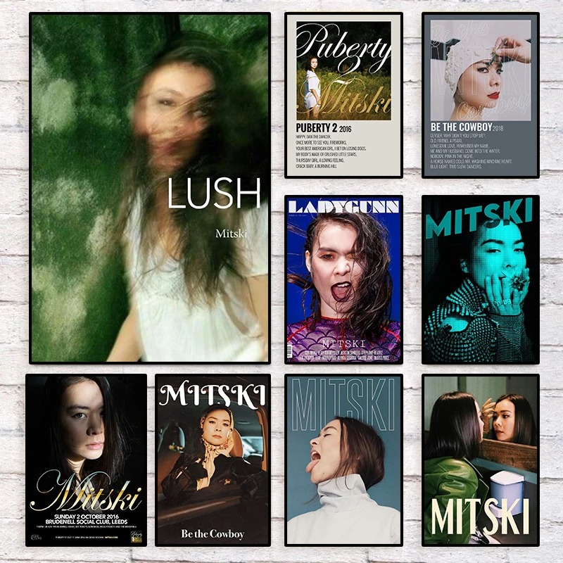 American Pop Singer MITSKI Art - Musical Instrument Painting 评论和价格