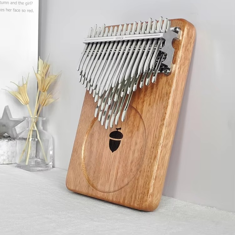 41 Keys Okoume Wood Kalimba Ac - A Musical Instrument With Keys 评论和价格