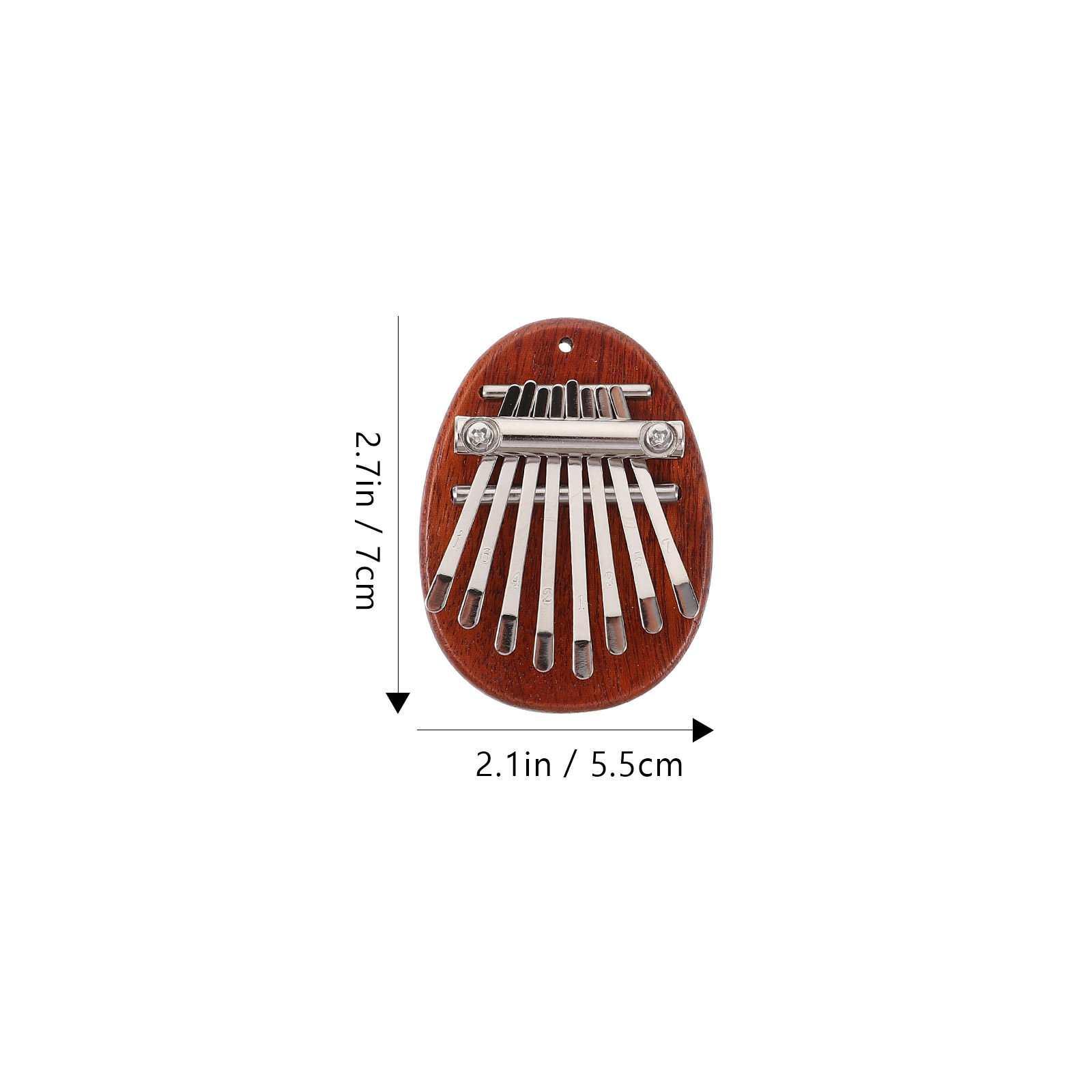 1Set Kalimba Mini 8 Keys Thumb - Musical Instrument Percussion 评论和价格