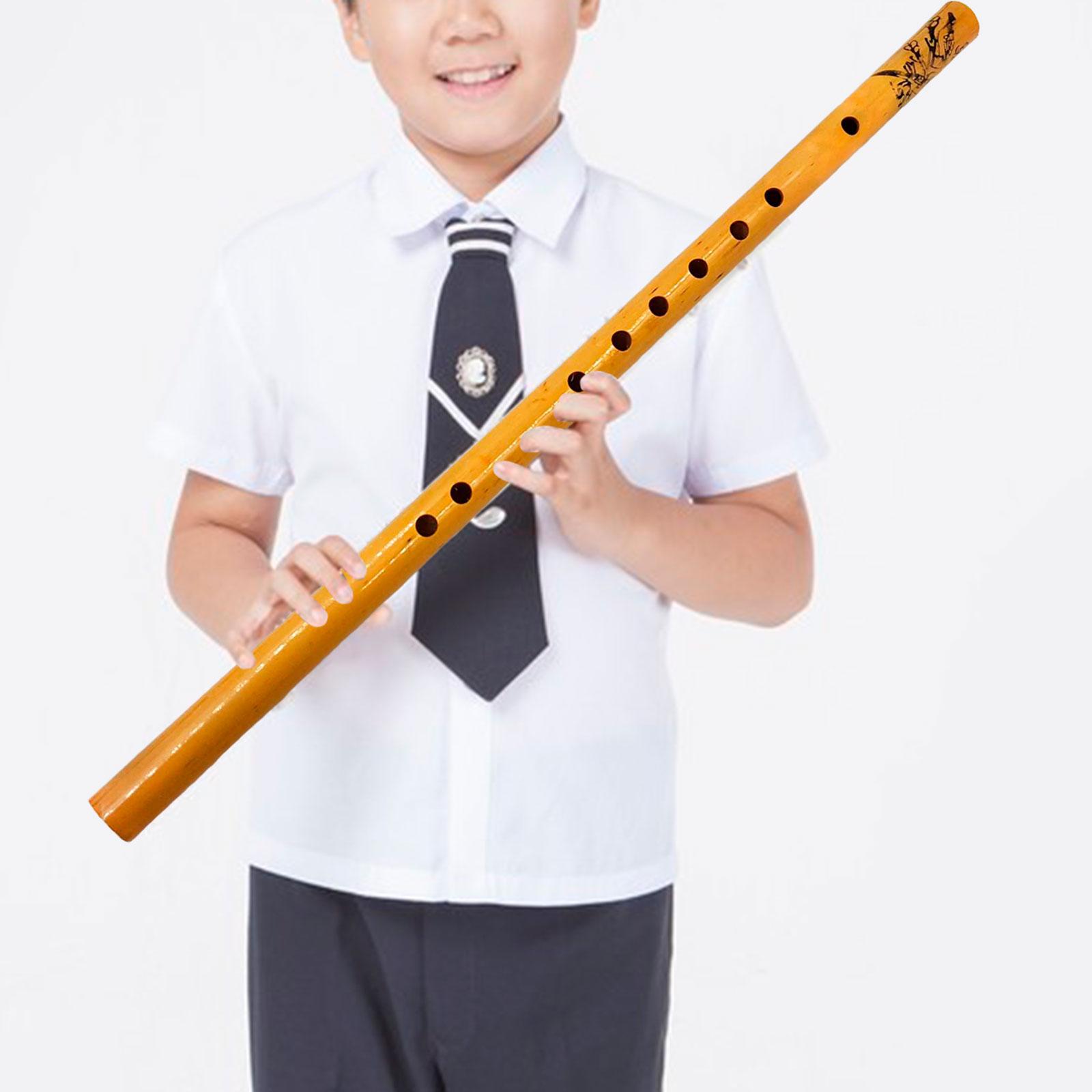 9 Holes Bamboo Flute Chinese F - Bagpipe Practice Chanter 评论和价格