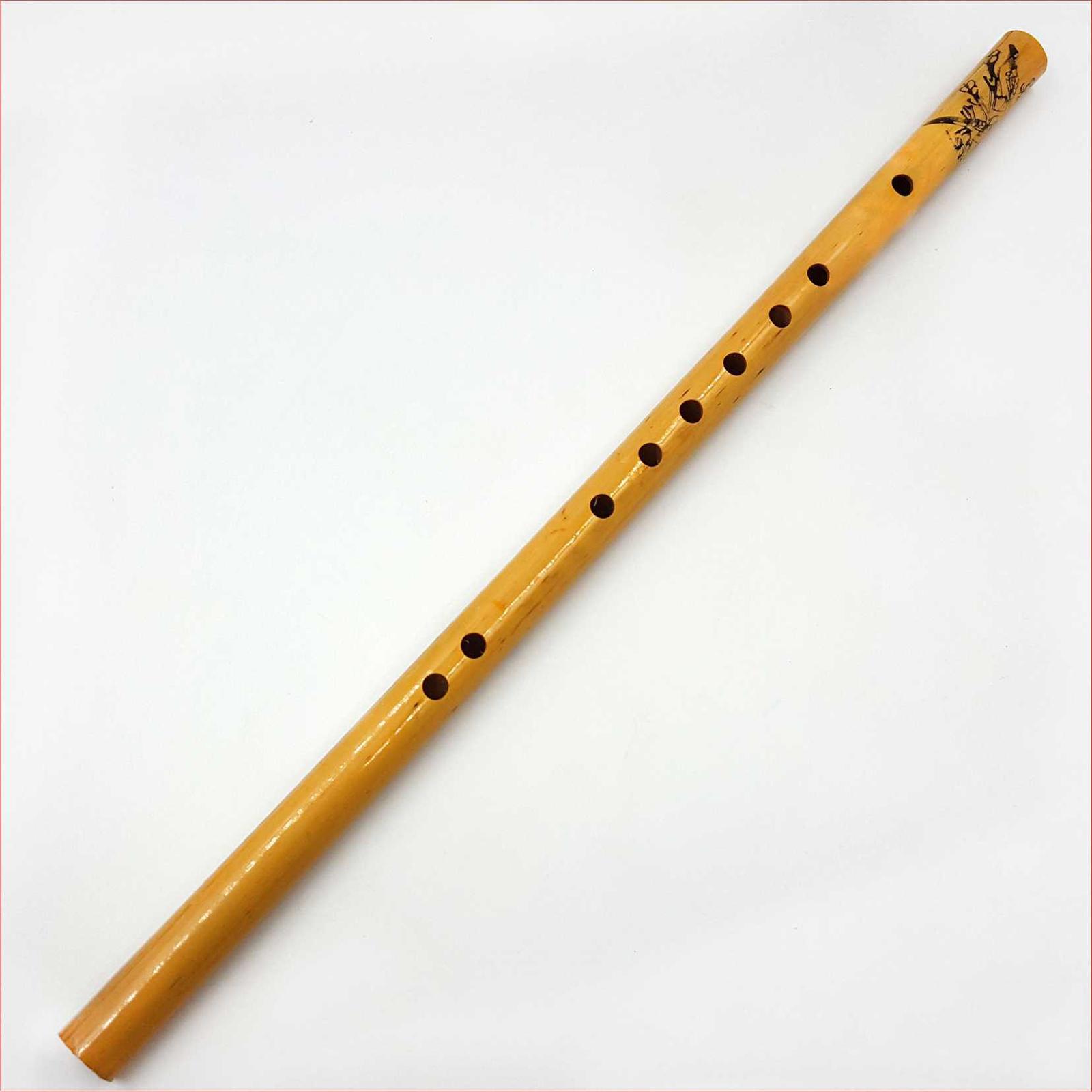 9 Holes Bamboo Flute Chinese F - Bagpipe Practice Chanter 评论和价格