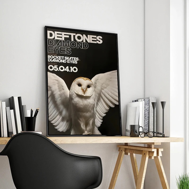 Retro Band Deftones Poster Aes - Musical Instrument Painting 评论和价格
