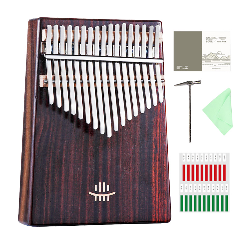 guitar Kalimba 17 Keys with Ho - A Musical Instrument With Keys 评论和价格