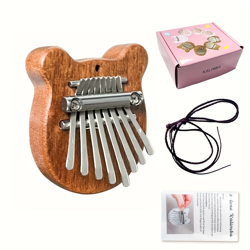 8 Key Mini Wooden Kalimba Pian - A Musical Instrument With Keys 评论和价格