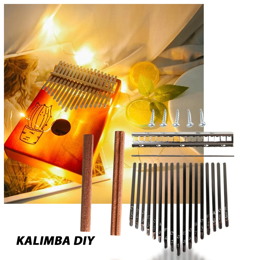 DIY 17 Tone Kalimba Keys Tines - A Musical Instrument With Keys 评论和价格