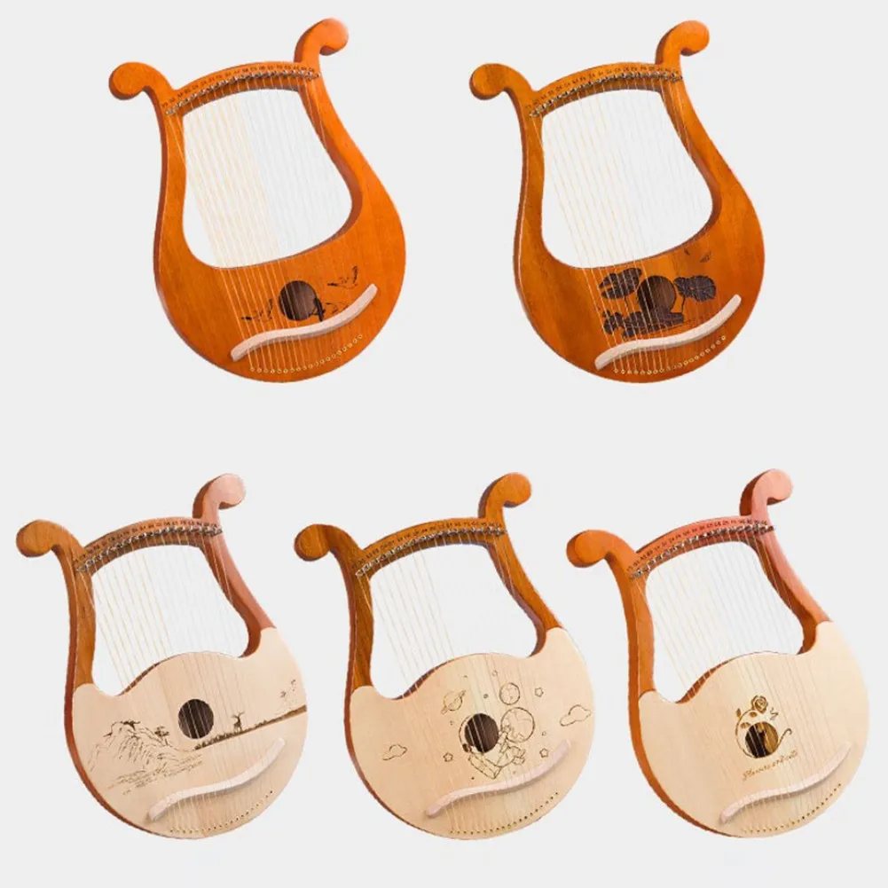 High Quality 19 String Lyre Ha - Musical Instrument Lyre 评论和价格