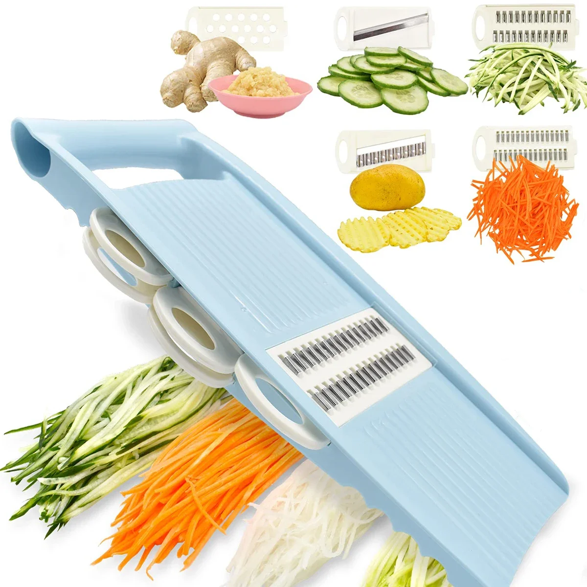 5 in 1 Mandoline Slicer for Ki - Mandolin A Style 评论和价格