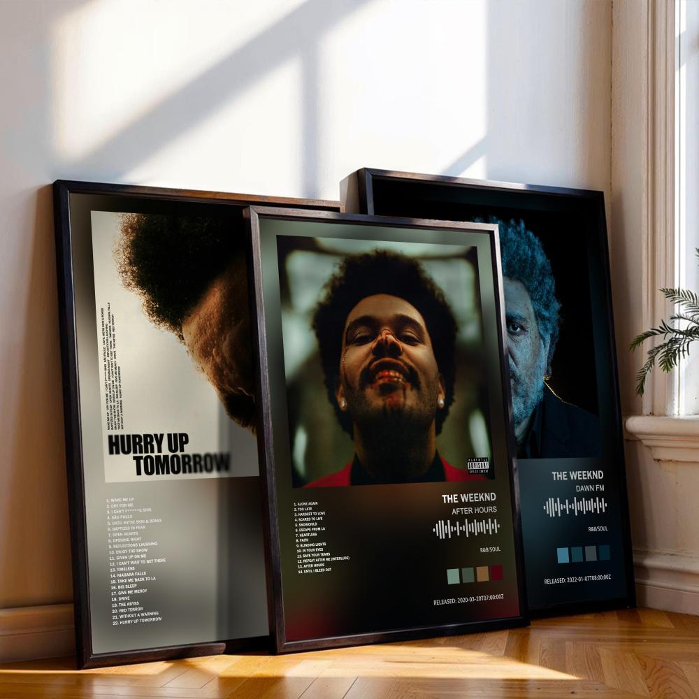The Weeknd Poster Music Album  - Musical Instrument Painting 评论和价格